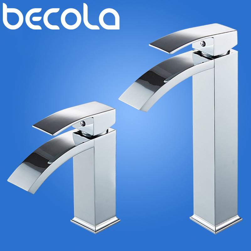 BECOLA Bathroom Faucet Deck Mounted Waterfall Faucet Single Hole Basin Brass Material Basin Mixer Tap Water Torneir G7033
BECOLA Bathroom Faucet Deck Mounted Waterfall Faucet Single Hole Basin Brass Material Basin Mixer Tap Water Torneir G7033