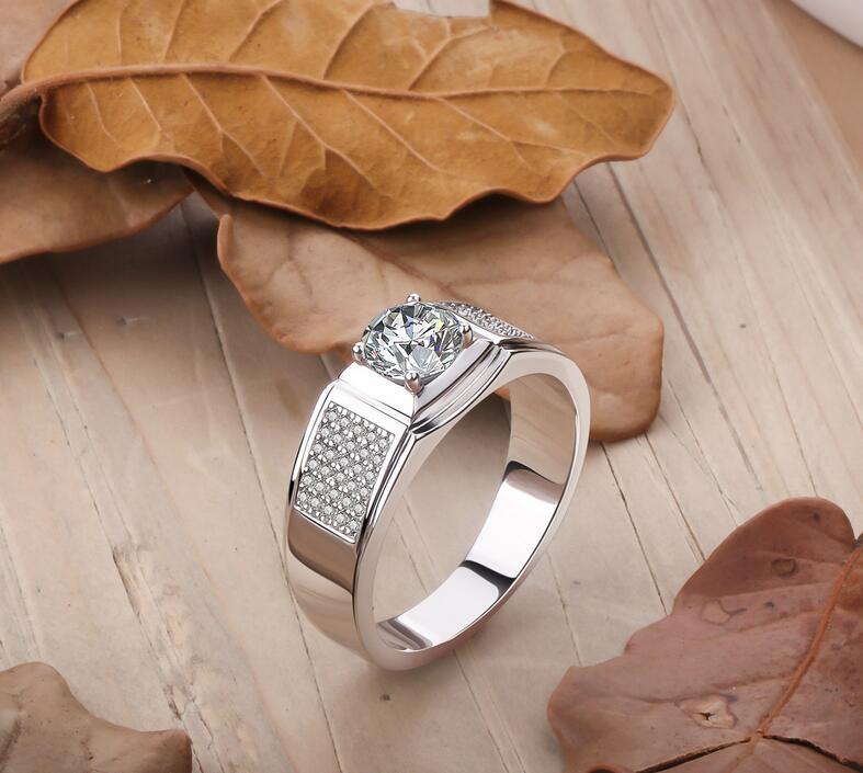 Sparkg 1CT Round Cut Cubic Zirconia Women's Wedding Bridal Ring in Sterg Sier, 2024