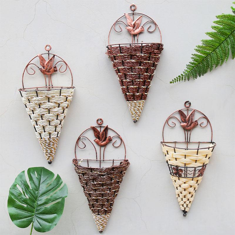 Natural Wicker Flower Basket Wall Hanging Pot Planter Rattan Vase Basket Decor Handmade Wicker Hanging Baskets
Natural Wicker Flower Basket Wall Hanging Pot Planter Rattan Vase Basket Decor Handmade Wicker Hanging Baskets