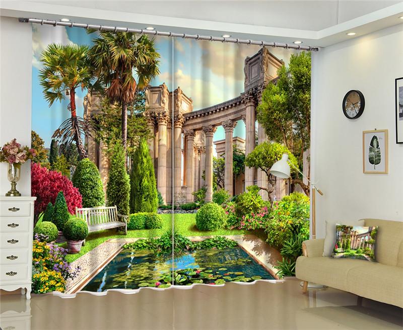 Courtyard decoration Curtains Luxury Blackout 3D Window Curtain living room Bedroom Cortina Drapes Rideaux Customized pillowcase, 3d curtains
Courtyard decoration Curtains Luxury Blackout 3D Window Curtain living room Bedroom Cortina Drapes Rideaux Customized pillowcase, 3d curtains