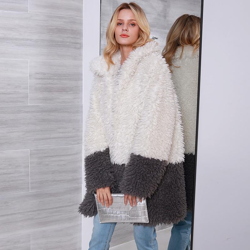 Women Faux Fur Coat Winter Thicken Warm Outwear Long Jacket Black White Casual Loose Hairy Trench Artificial Fur Jacket
Women Faux Fur Coat Winter Thicken Warm Outwear Long Jacket Black White Casual Loose Hairy Trench Artificial Fur Jacket