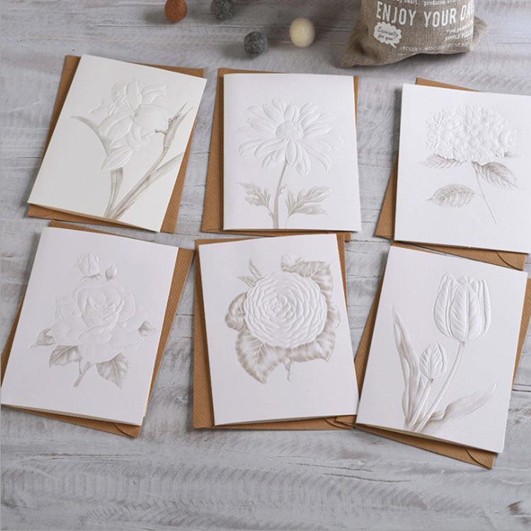 Sf1801 Top Grade Embossing Card Valentine's Day Blessing Card Birthday Blessing Cards Classic European Style White
Sf1801 Top Grade Embossing Card Valentine's Day Blessing Card Birthday Blessing Cards Classic European Style White