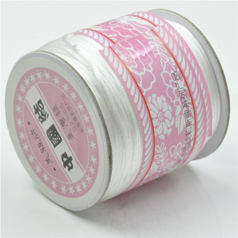 TYRY.HU 70m 1.5mm Meters Satin Silk Rope Nylon Cord For Baby Teether Accessories Teething Pacifier Chain Cord DIY Tool Y1221