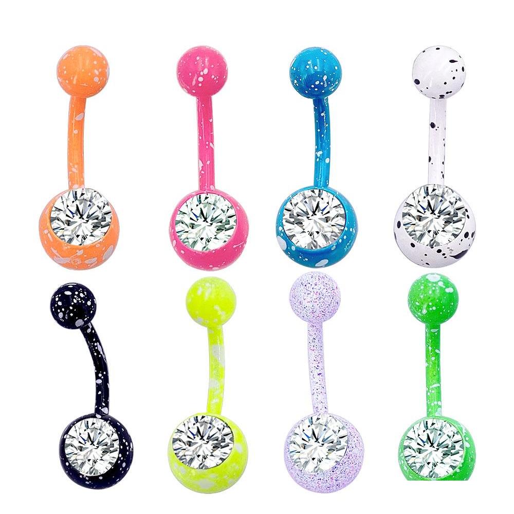 1Pc Surgical Steel Navel Rings Fashion Crystal Rhinestone Belly Button Rings Barbell Navel Earring Body Nombril Piercing Jewelry Xl562
1Pc Surgical Steel Navel Rings Fashion Crystal Rhinestone Belly Button Rings Barbell Navel Earring Body Nombril Piercing Jewelry Xl562