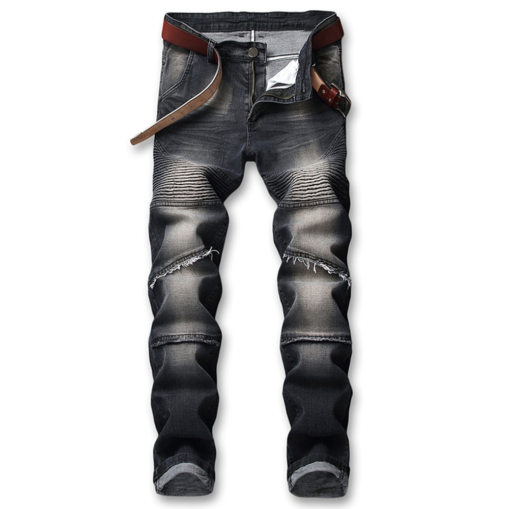 Men's breeches man clothes 2020 denim brem pants fine fit vintage motorcycle streetwear torn jeans 0T4N, Picture color
Men's breeches man clothes 2020 denim brem pants fine fit vintage motorcycle streetwear torn jeans 0T4N, Picture color