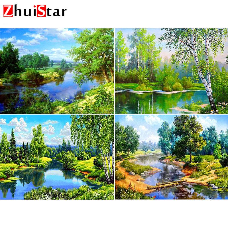 5d diamond painting full square / round diamond embroidery green forest diy mosaic home decoration drop shipping
5d diamond painting full square / round diamond embroidery green forest diy mosaic home decoration drop shipping