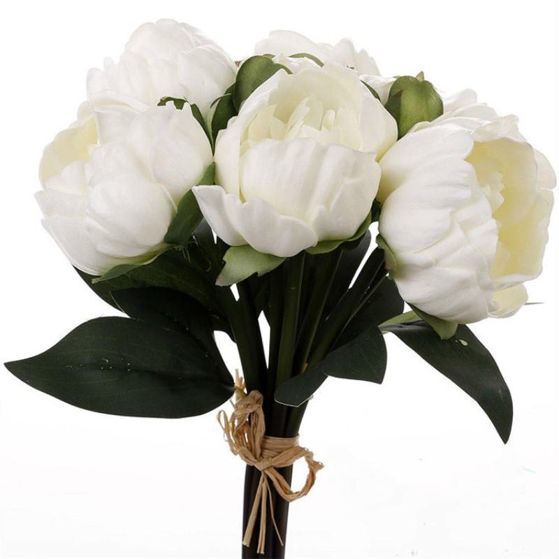 Upscale White Pink 8 Flowers Heads Bridal Bouquet Artificial Peony Real Touch Flowers Home Wedding Party Decoration Supplies, Beige
Upscale White Pink 8 Flowers Heads Bridal Bouquet Artificial Peony Real Touch Flowers Home Wedding Party Decoration Supplies, Beige