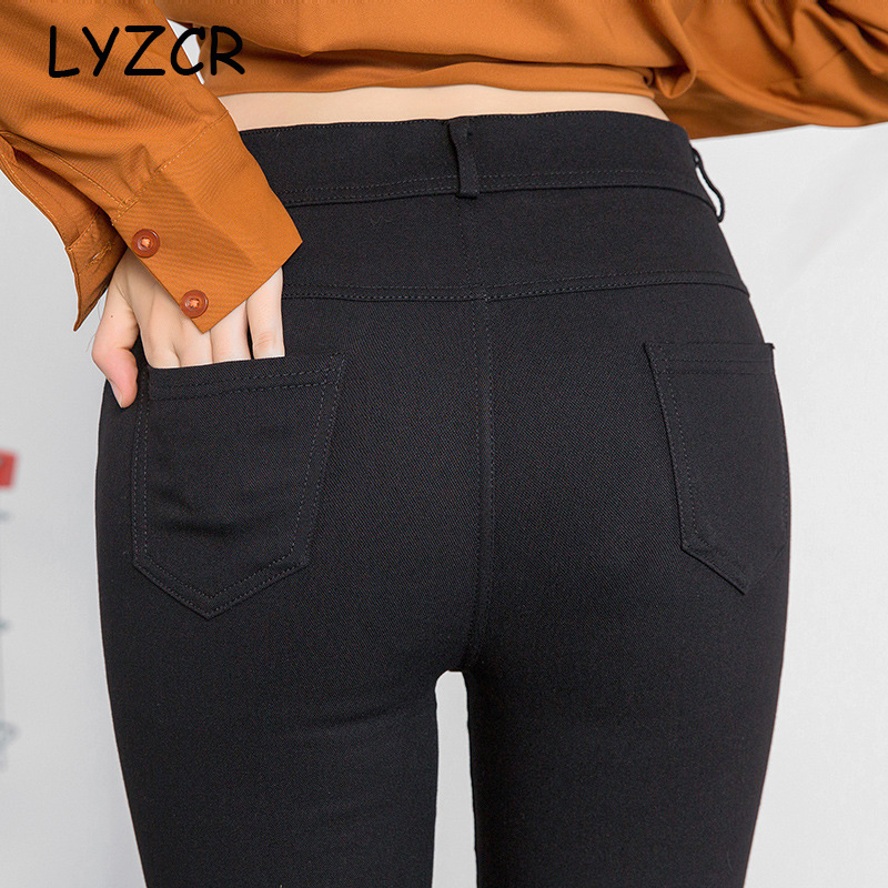 Black Women Skinny Jeans Woman High Waist Plus Size 5XL Slim Women's Jeans Large Size Denim Jeggings Stretch Jeans for Women 201105