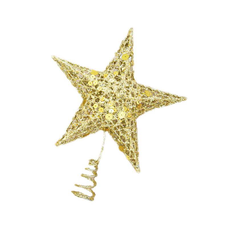 1 pc Christmas Tree Topper Wrought Iron Star Shiny Ornament Xmas Treetop Party Supplies for Home Office Hotel
1 pc Christmas Tree Topper Wrought Iron Star Shiny Ornament Xmas Treetop Party Supplies for Home Office Hotel
