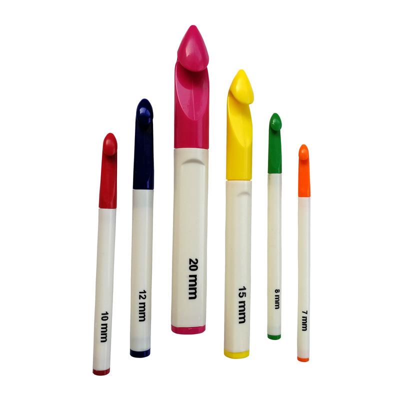 6Pcs/Set Plastic Crocheting Acrylic Crochet Hooks Needles 7.0mm, 8.0mm,10.0mm,12mm,15mm,20mm
6Pcs/Set Plastic Crocheting Acrylic Crochet Hooks Needles 7.0mm, 8.0mm,10.0mm,12mm,15mm,20mm