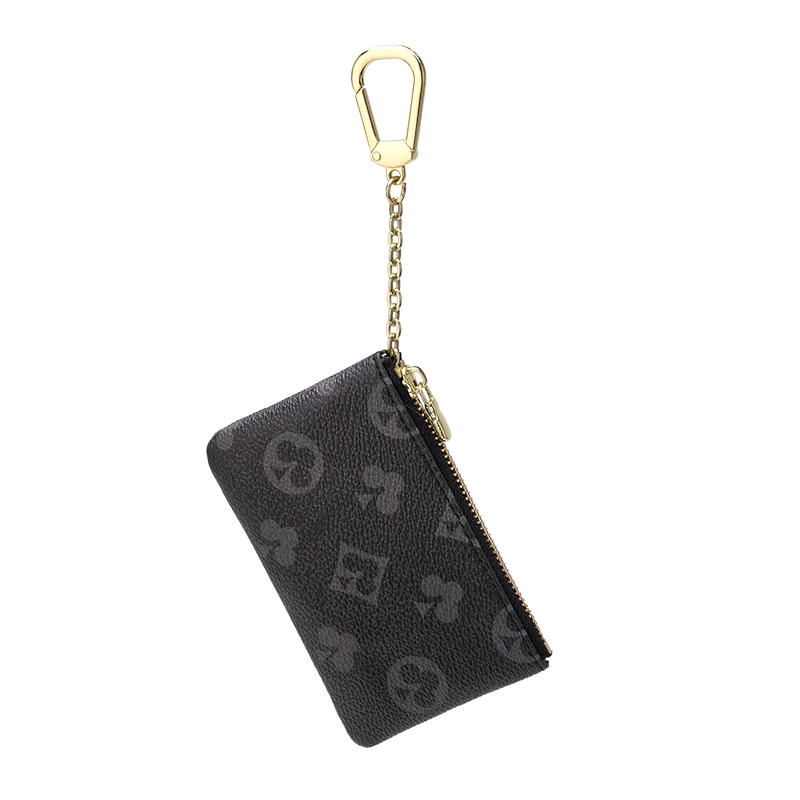 Mini Classical Wallet Purse Brand Designer Zipper Coin Purse Leather Key Bag Unisex Leather Bag KeyChian Purse and Wallet Coin LJ200914