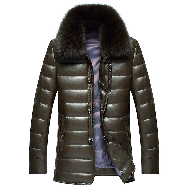 2021 New Real Fur Fox Turtleneck White Duck Down Winter Coat of the Thick Men Parkas Warm Men's Leather Jackets Chaquete Hombre Wxf560 U9wv, Black
2021 New Real Fur Fox Turtleneck White Duck Down Winter Coat of the Thick Men Parkas Warm Men's Leather Jackets Chaquete Hombre Wxf560 U9wv, Black