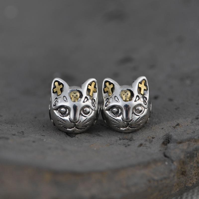 925 Sterling Silver Golden Cats Stud Earrings Women Earrings Vintage Party Wedding Jewelry Gifts for Girls Women Jewelry Lovely
925 Sterling Silver Golden Cats Stud Earrings Women Earrings Vintage Party Wedding Jewelry Gifts for Girls Women Jewelry Lovely