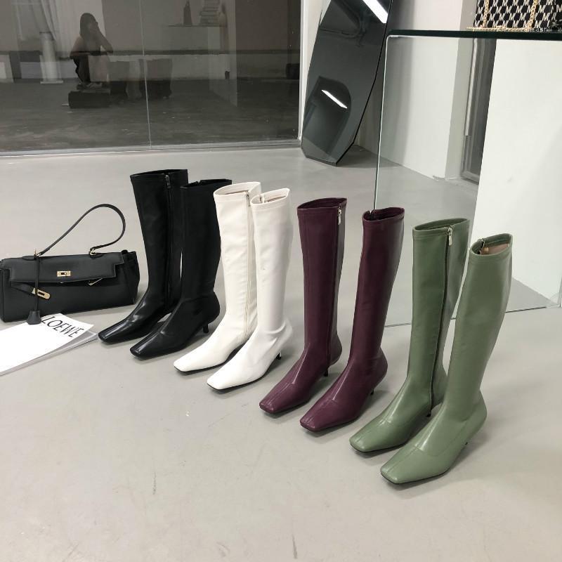 DXFAN Square Toe Long Knee Boots Women Elegant Solid Kitten Heel Designer Shoes Women Side Zipper Stretch PU Botas De Mujer1, Black
DXFAN Square Toe Long Knee Boots Women Elegant Solid Kitten Heel Designer Shoes Women Side Zipper Stretch PU Botas De Mujer1, Black