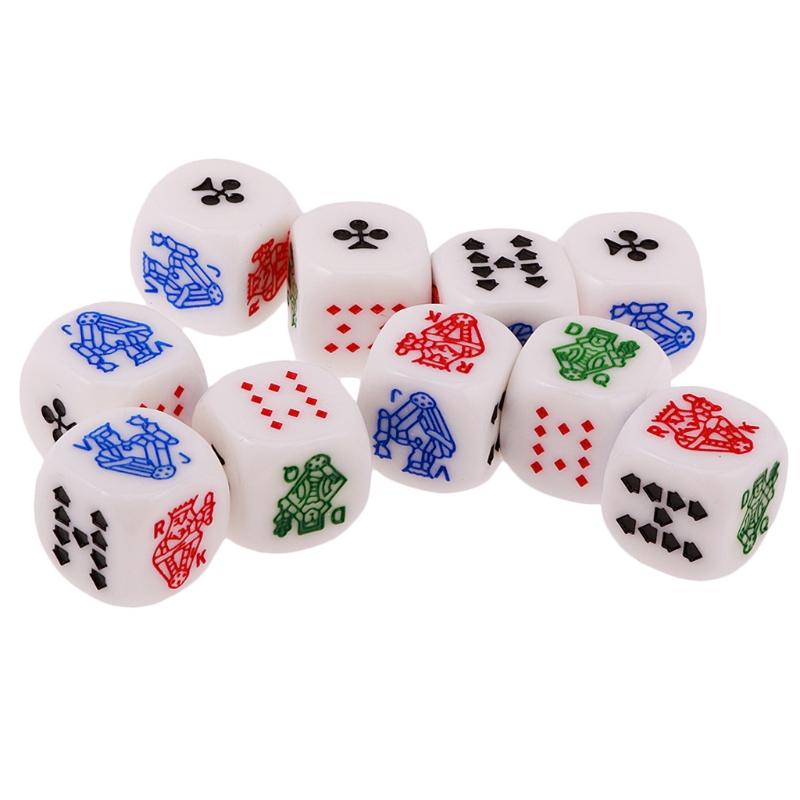 10pcs 6 Sided D6 Dice King Queen Jack 16mm Acrylic Poker Gaming Card Game Dices Friends Party Board Game Dice
10pcs 6 Sided D6 Dice King Queen Jack 16mm Acrylic Poker Gaming Card Game Dices Friends Party Board Game Dice