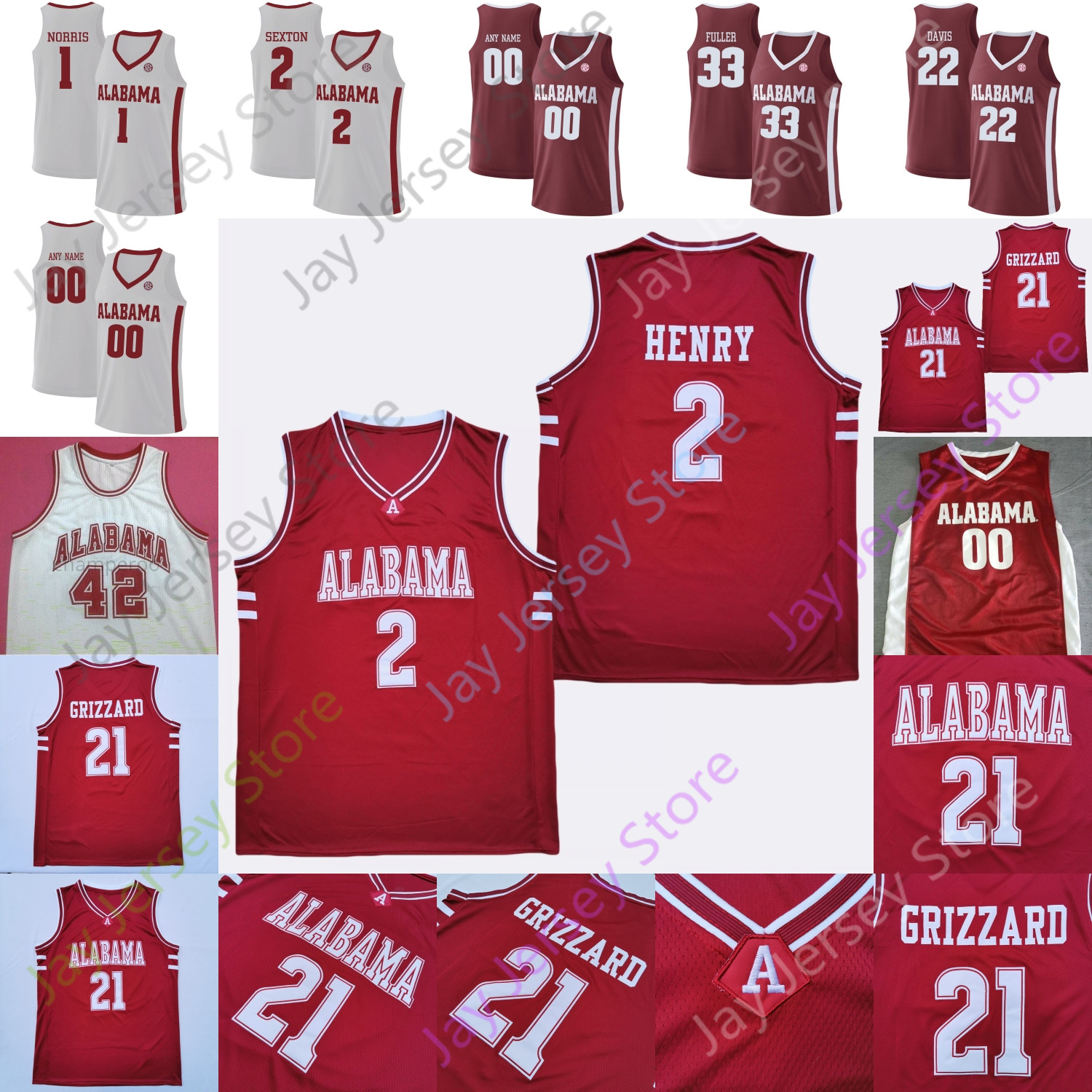 Alabama Crimson Tide Basketball Jersey NCAA College Sexton Juwan Gary Jahvon Quinerly Alex Tchikou Nimari Burnett JD Davison Charles Bediako Shackelford, White mesh round collar
Alabama Crimson Tide Basketball Jersey NCAA College Sexton Juwan Gary Jahvon Quinerly Alex Tchikou Nimari Burnett JD Davison Charles Bediako Shackelford, White mesh round collar