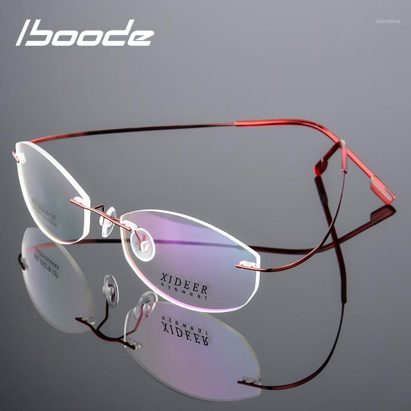 iboode Frameless Titanium alloy Spectacle Frame Men Women Retro Optical Myopia Eyewear Frame Brand Designer Super light Glasses1
iboode Frameless Titanium alloy Spectacle Frame Men Women Retro Optical Myopia Eyewear Frame Brand Designer Super light Glasses1