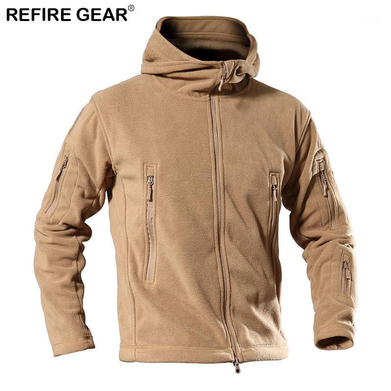 ReFire Gear Autumn Outdoor Fleece Jacket Men Tactical Windproof Sport Jackets Hooded Thick Hiking Climbing Fishing Jackets Male1, Army green
ReFire Gear Autumn Outdoor Fleece Jacket Men Tactical Windproof Sport Jackets Hooded Thick Hiking Climbing Fishing Jackets Male1, Army green