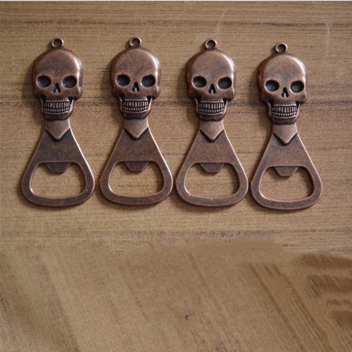 Skull Style Bottle Openers Mini Portable Key Shape Beer Wine Bottle Opener Keychain Opener Tool Bronze Color YHM604
Skull Style Bottle Openers Mini Portable Key Shape Beer Wine Bottle Opener Keychain Opener Tool Bronze Color YHM604