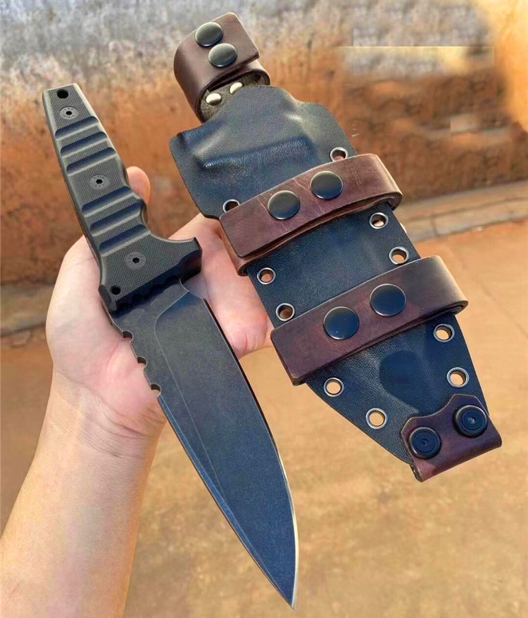 Top Quality Strong M15 Survival Straight Knife Z-Wear PM Steel Black Stone Wash Drop Point Blade Full Tang G10 Handle With Kydex
Top Quality Strong M15 Survival Straight Knife Z-Wear PM Steel Black Stone Wash Drop Point Blade Full Tang G10 Handle With Kydex