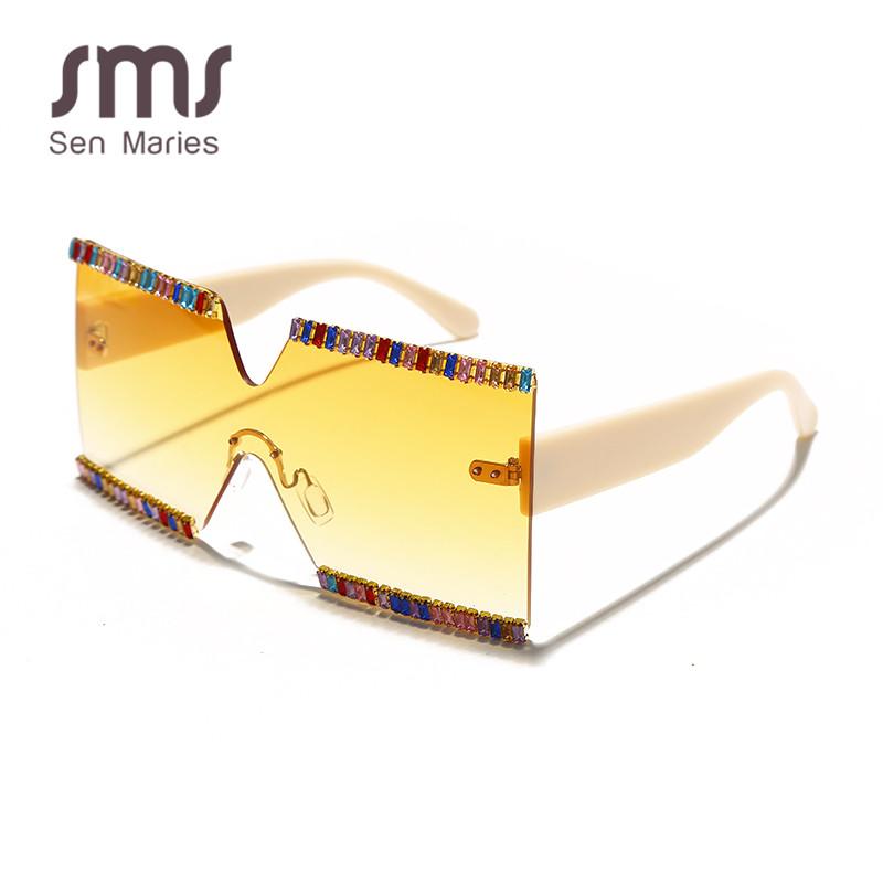 Oversized Square Rhinestone Sunglasses Women 2020 Mix Diamond Design Big Frame Luxury Large Flat Top Sun Glasses Trendy Shades
Oversized Square Rhinestone Sunglasses Women 2020 Mix Diamond Design Big Frame Luxury Large Flat Top Sun Glasses Trendy Shades