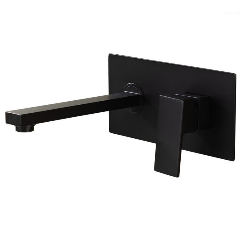 Basin Faucet Wall Mounted Concealed Black Bathroom Sink Faucet In-Wall Basin Spout Mixer Tap Set Combination Blanoir Brass tap1
Basin Faucet Wall Mounted Concealed Black Bathroom Sink Faucet In-Wall Basin Spout Mixer Tap Set Combination Blanoir Brass tap1