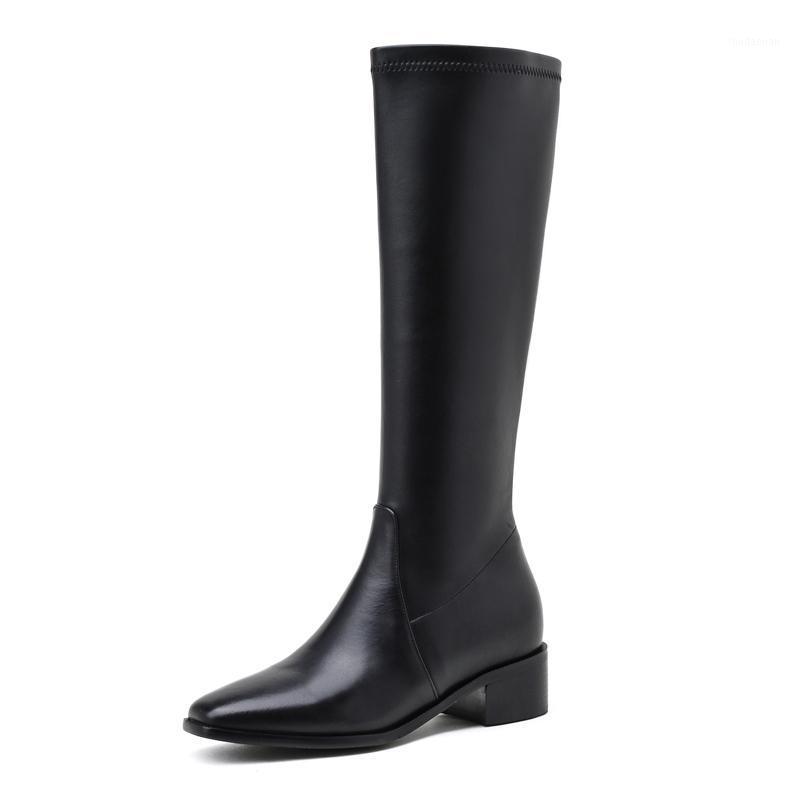 Autumn Winter Women Knee High Boots Fashion Street Style Stretch PU Black Brown Mid Heel Square Toe Zipper Shoes Size 34-43 G3361, Black plush inside
Autumn Winter Women Knee High Boots Fashion Street Style Stretch PU Black Brown Mid Heel Square Toe Zipper Shoes Size 34-43 G3361, Black plush inside