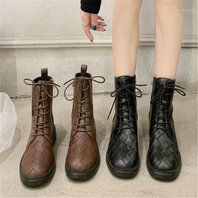 Fashion Woman Ankle Boots High Quality pu Leather Handmade Autumn Winter Boots Cross-Tied short Woman1, Brown
Fashion Woman Ankle Boots High Quality pu Leather Handmade Autumn Winter Boots Cross-Tied short Woman1, Brown