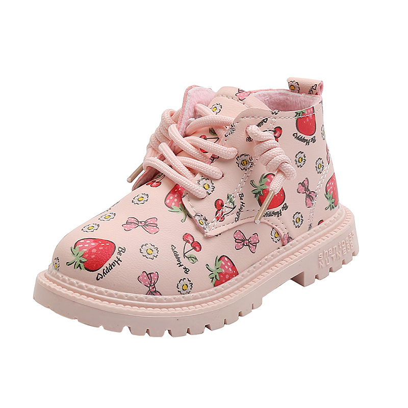 Autumn Winter Girls Martin Boots Children Cute Strawberry Short Female Baby British Style Kids shoes, Black;grey
Autumn Winter Girls Martin Boots Children Cute Strawberry Short Female Baby British Style Kids shoes, Black;grey