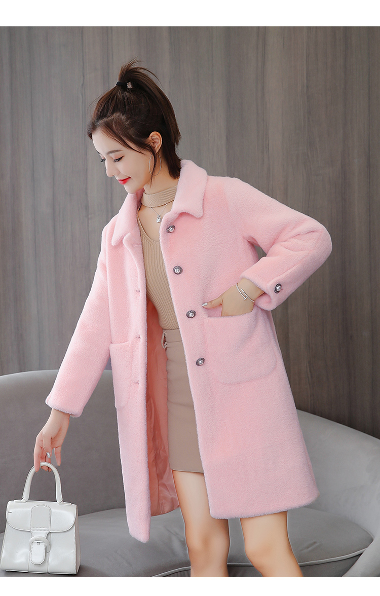 Winter Trench Coat For Women Windbreaker Woolen Coat Female Single Breasted Overcoat Woman Clothes Coats Windbreakers 201111