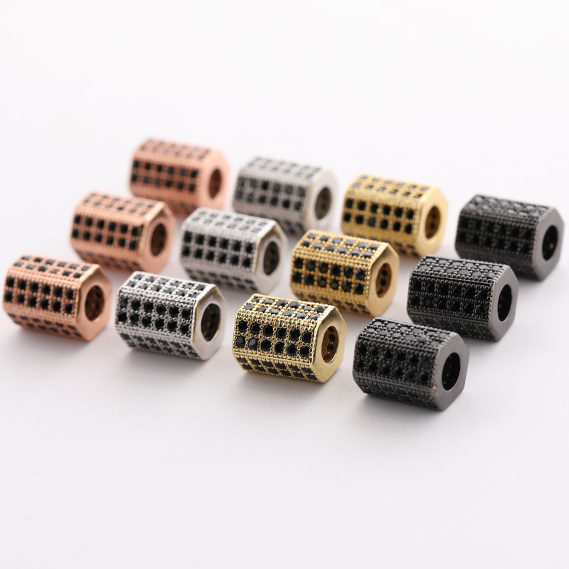 Fashionable Handmade Loose DIY Jewelry Charms Luxury Style Micro Pave Zircon Beads Stainless Steel Charm 12pcs/Lot
Fashionable Handmade Loose DIY Jewelry Charms Luxury Style Micro Pave Zircon Beads Stainless Steel Charm 12pcs/Lot