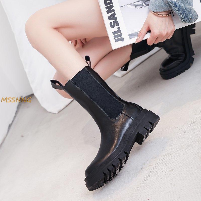 Winter New Women Mid-calf Boots Fashion Thick Bottom Patent Leather Ladies Shoes Square Heel Comfortable Breathable Women Boots1, Black
Winter New Women Mid-calf Boots Fashion Thick Bottom Patent Leather Ladies Shoes Square Heel Comfortable Breathable Women Boots1, Black