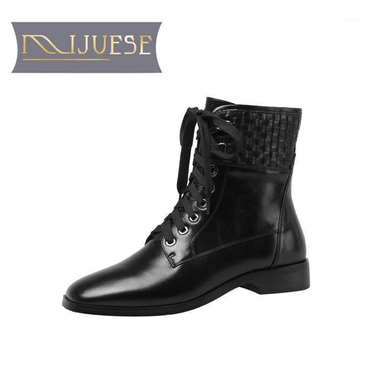 MLJUESE 2021 women ANKLE boots Cow leather Winter short plush Square Toe zipper Med heels female boots size 391, Brown
MLJUESE 2021 women ANKLE boots Cow leather Winter short plush Square Toe zipper Med heels female boots size 391, Brown