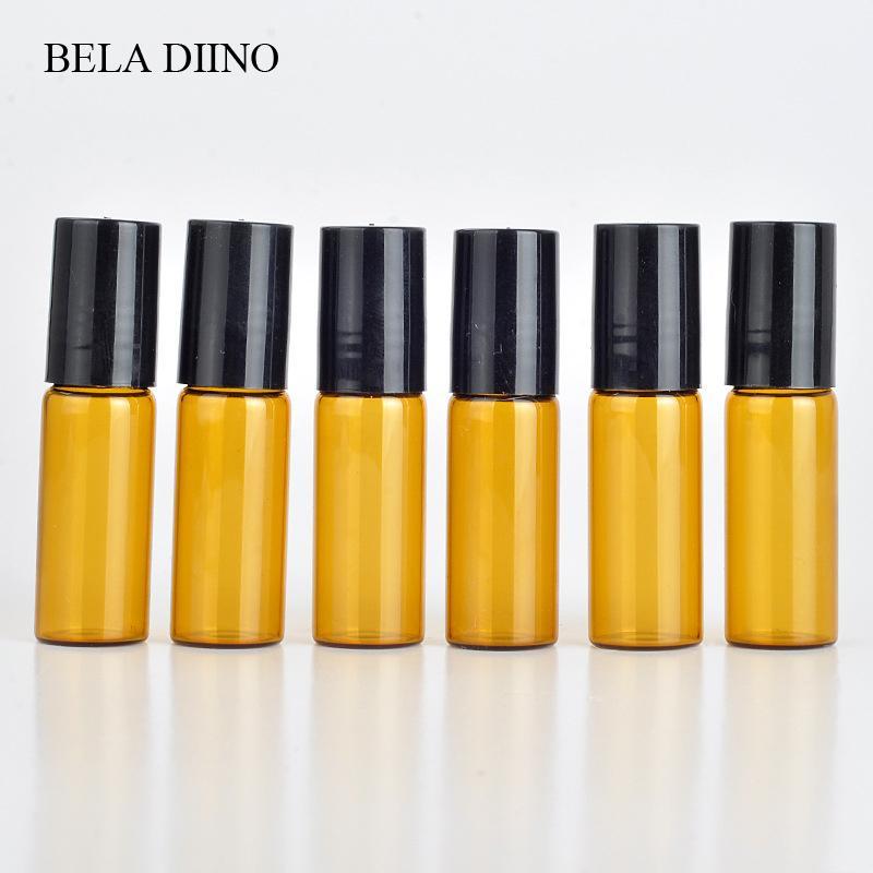 5PCS 5ml Transparent Amber Glass Mini Essential Oils Roll on Bottles Perfume Sample Vial Containers Stainless Steel Roller Ball1
5PCS 5ml Transparent Amber Glass Mini Essential Oils Roll on Bottles Perfume Sample Vial Containers Stainless Steel Roller Ball1