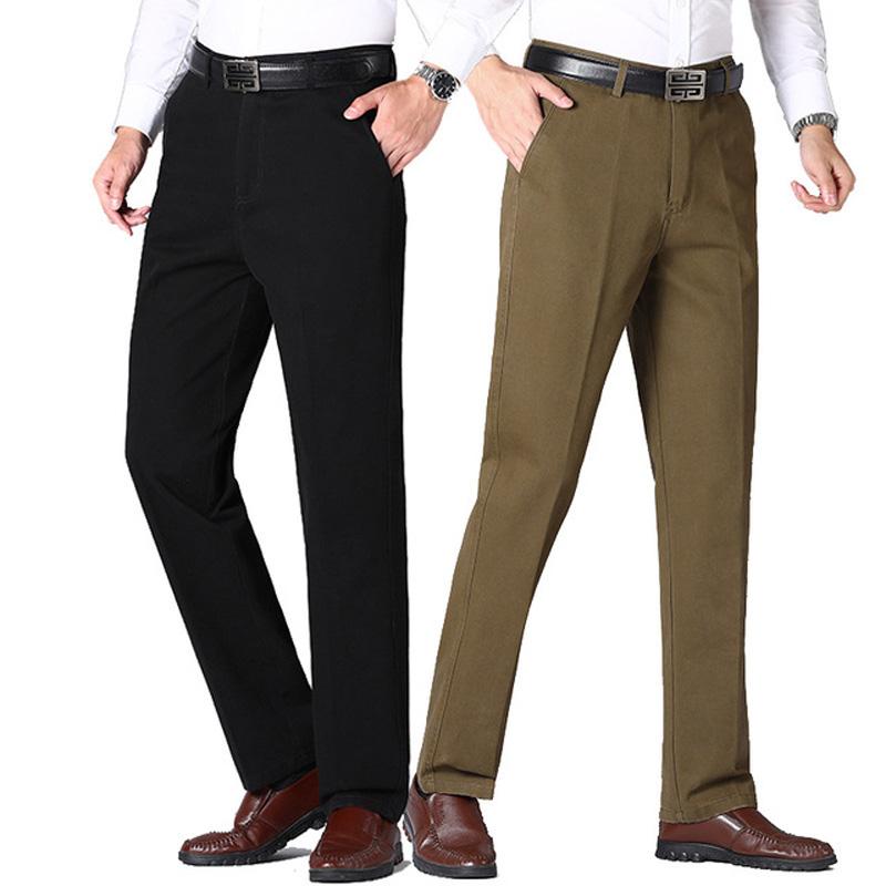 2021 Autumn Winter Middle-aged And Elderly Men's Trousers Mid-waist Straight-leg Cotton Loose Pants Business Plus Size Trousers, Khaki
2021 Autumn Winter Middle-aged And Elderly Men's Trousers Mid-waist Straight-leg Cotton Loose Pants Business Plus Size Trousers, Khaki