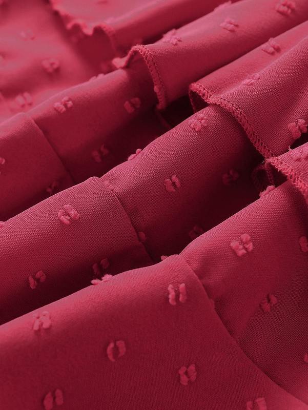 Toddler Girls Swiss Dot One Shoulder Ruffle Trim Belted Dress SHE