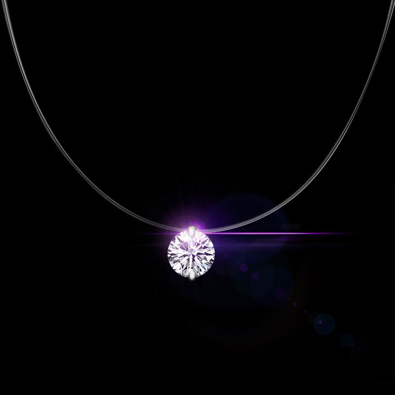 Choker Invisible Fish Line Neck Zircon Women Clavicle Chain Lady Feminino Collar Crystal Necklace Pendants
Choker Invisible Fish Line Neck Zircon Women Clavicle Chain Lady Feminino Collar Crystal Necklace Pendants