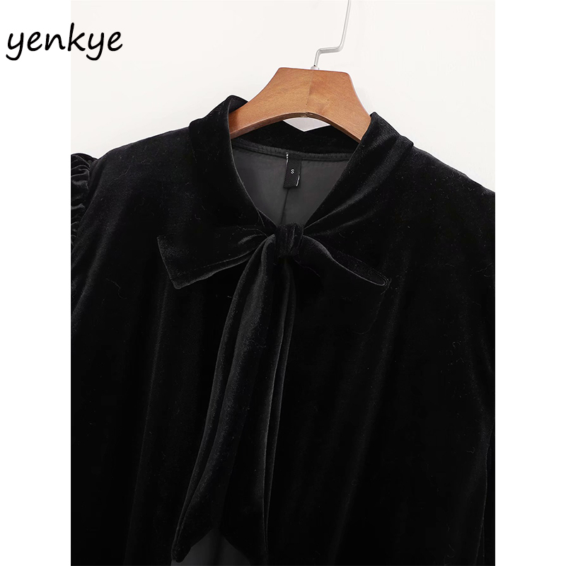 Fashion Women Vintage Black Velvet Cape Coat Front Tie High Neck Short Sleeve Plus Size Winter Outerwear XDWM2739 201210