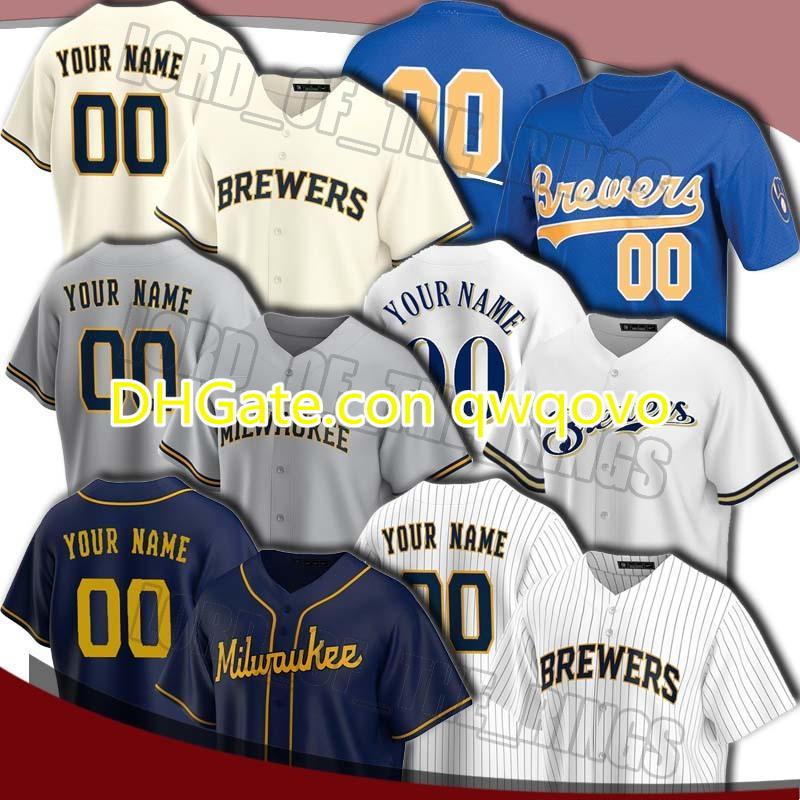 Milwaukee Custom 22 Christian Yelich Jersey Brewer Robin Yount Jerseys Ryan Braun Jersey Lorenzo Smoak Brandon Woodruff Baseball Jersey, Blue;black
Milwaukee Custom 22 Christian Yelich Jersey Brewer Robin Yount Jerseys Ryan Braun Jersey Lorenzo Smoak Brandon Woodruff Baseball Jersey, Blue;black