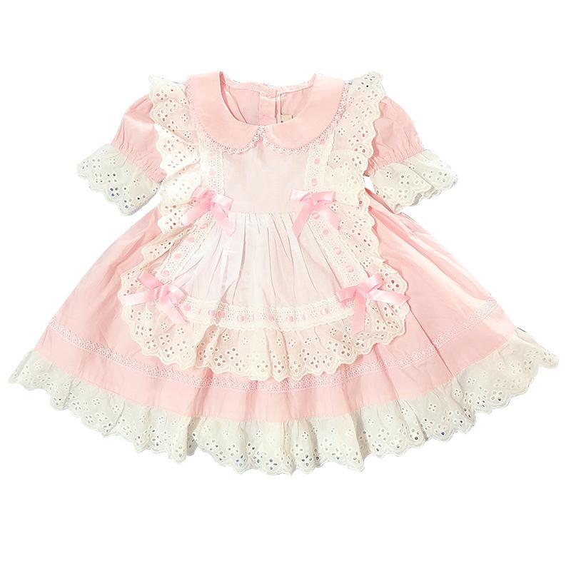 New Arrive Girls Lolita Vintage Princess Dresses Baby Girl pink Lace Bow-knot Vestidos kids Doll Birthday Party Wedding Dress
New Arrive Girls Lolita Vintage Princess Dresses Baby Girl pink Lace Bow-knot Vestidos kids Doll Birthday Party Wedding Dress