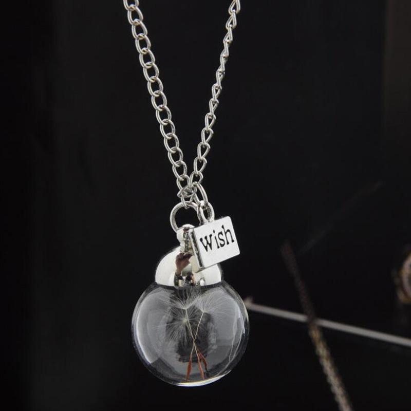 Simple Dandelion Glass Ball Pendant Necklace Women Geometric Love Heart Oval Fashion Jewelry
Simple Dandelion Glass Ball Pendant Necklace Women Geometric Love Heart Oval Fashion Jewelry