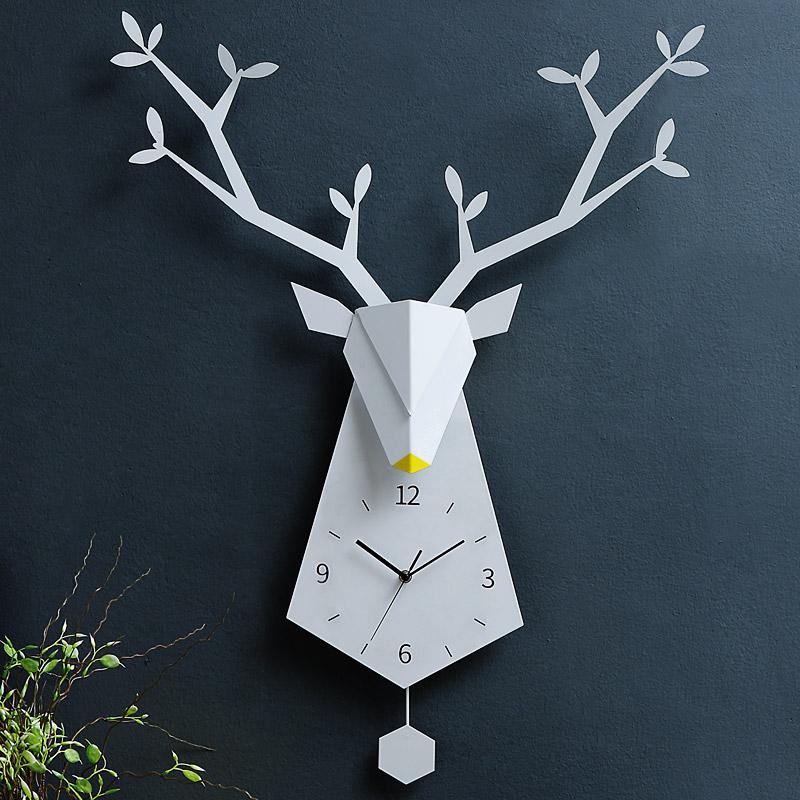 Hoshine European Style Deer Wall Clock Watch House Metal Decoration Art Iron Craft Horloge Home Creative Art Klok Decor Big Size
Hoshine European Style Deer Wall Clock Watch House Metal Decoration Art Iron Craft Horloge Home Creative Art Klok Decor Big Size