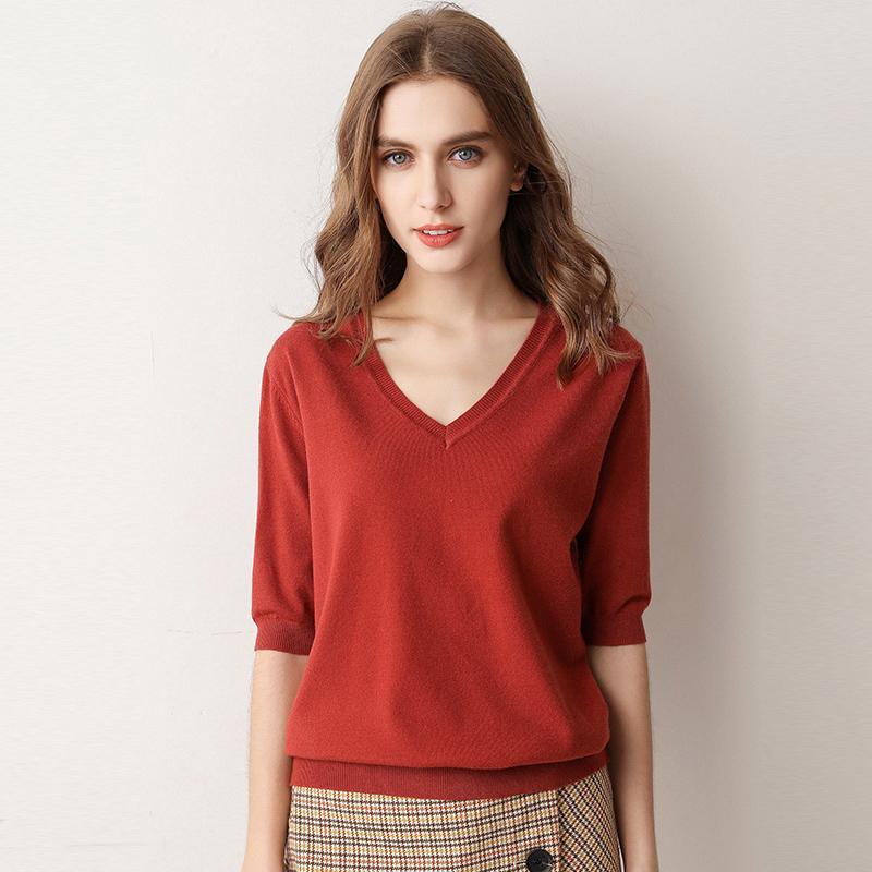Women' Summer Blouse 2021 Plus Size Women Knitted Blouses Short Sleeve Ladies Tops V Neck Women White Blouse Summer Knitted Top, D01373 pink
Women' Summer Blouse 2021 Plus Size Women Knitted Blouses Short Sleeve Ladies Tops V Neck Women White Blouse Summer Knitted Top, D01373 pink