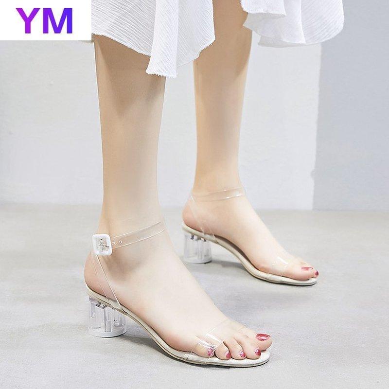 Summer High Heels Buckle Woman Sandals Clear PVC Shoes Transparent Ladies Sexy Square Toe Beach Ankle Strap Zapatillas Mujer, Black
Summer High Heels Buckle Woman Sandals Clear PVC Shoes Transparent Ladies Sexy Square Toe Beach Ankle Strap Zapatillas Mujer, Black