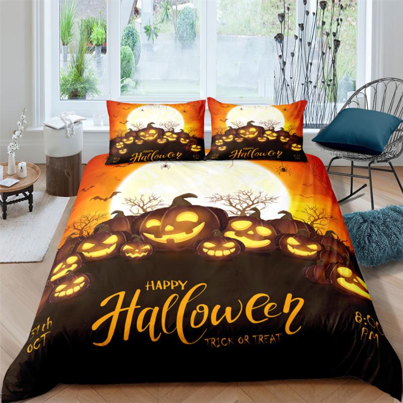 3d Halloween Funky Bedding Set Quilt Cover Single and Double Full Queen Size Quilt Cover Pillowcase To Decorate The Bedding, Bb20-3
3d Halloween Funky Bedding Set Quilt Cover Single and Double Full Queen Size Quilt Cover Pillowcase To Decorate The Bedding, Bb20-3