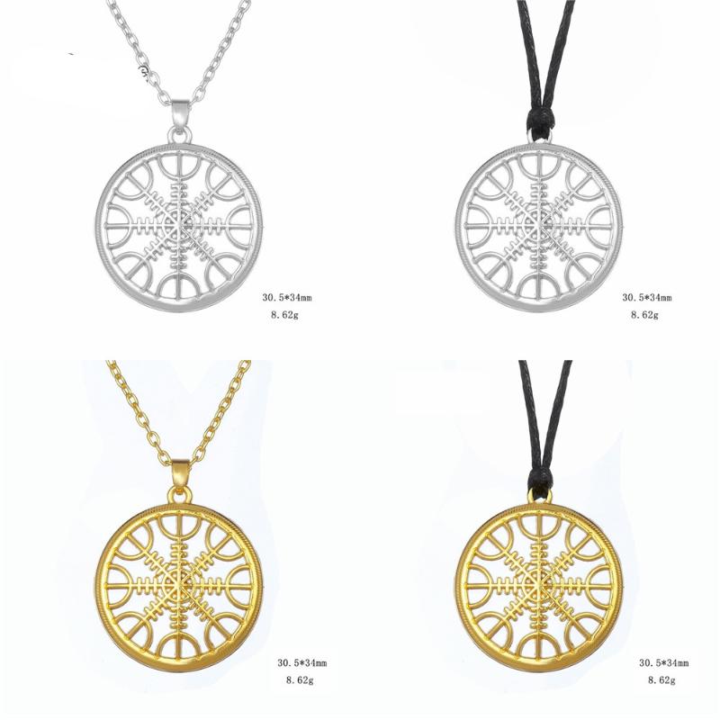 Pendant Necklaces 10PCS Pagan Amulet Statement Necklace Helmet Vickling Compass Talisman Scandinavian For Men Gift
Pendant Necklaces 10PCS Pagan Amulet Statement Necklace Helmet Vickling Compass Talisman Scandinavian For Men Gift