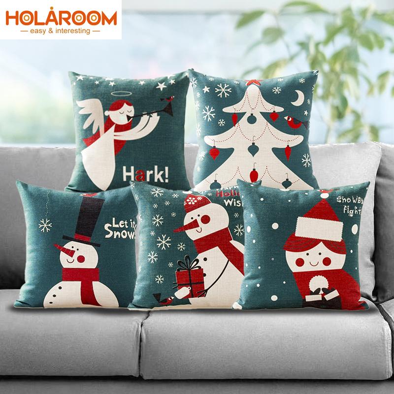 Snowman Cushion Cover Merry Christmas Cushion Covers snowman angel christmas tree dyed Pillows Cover Waist Sofa
Snowman Cushion Cover Merry Christmas Cushion Covers snowman angel christmas tree dyed Pillows Cover Waist Sofa