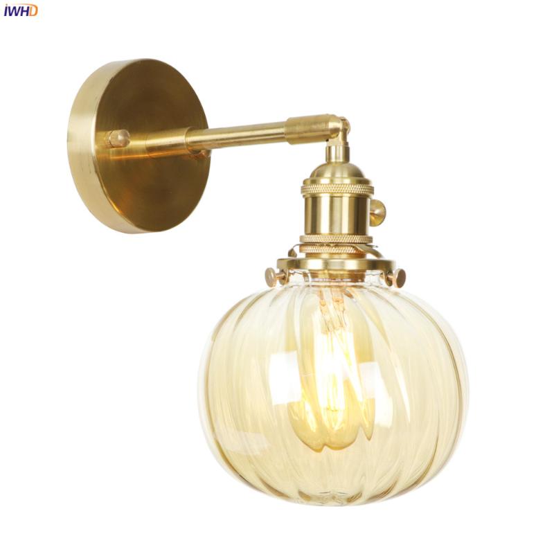 IWHD Nordic Glass Ball Wall Light Fixtures Bedroom Bathroom Mirror Edison Vintage Copper Wall Lamp Sconce Lamparas De Pared
IWHD Nordic Glass Ball Wall Light Fixtures Bedroom Bathroom Mirror Edison Vintage Copper Wall Lamp Sconce Lamparas De Pared