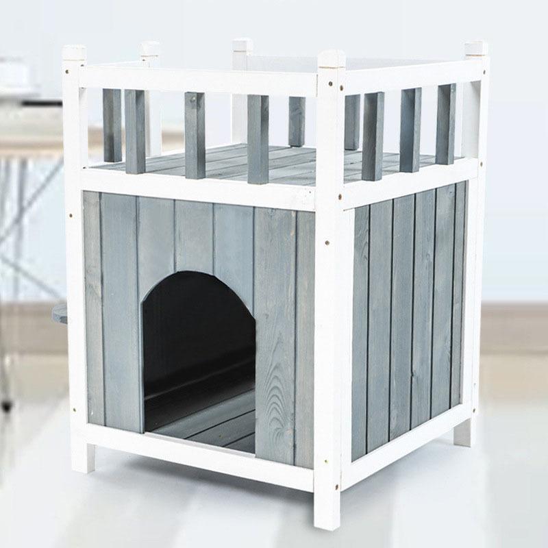 Four Seasons Universal Solid Wood Cat Litter Double-layer Cat Climbing Frame Villa House House1
Four Seasons Universal Solid Wood Cat Litter Double-layer Cat Climbing Frame Villa House House1