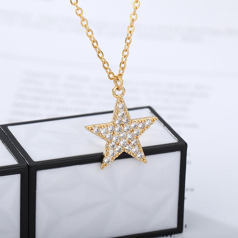 Shiny Pentagram Pendant Necklaces Aesthetic Chain Necklace Zircon Choker Necklace for Women mom Jewelry Christmas Gifts
Shiny Pentagram Pendant Necklaces Aesthetic Chain Necklace Zircon Choker Necklace for Women mom Jewelry Christmas Gifts